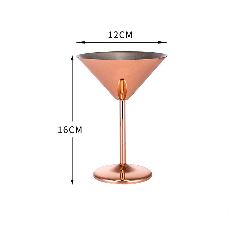 304 Stainless Steel Cocktail Glasses - Margarita & Champagne