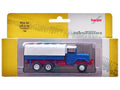 Am General M54 6X6 5/10 Ton Truck Blue with White Top 1/87 (HO) Plastic Model Car by Promotex