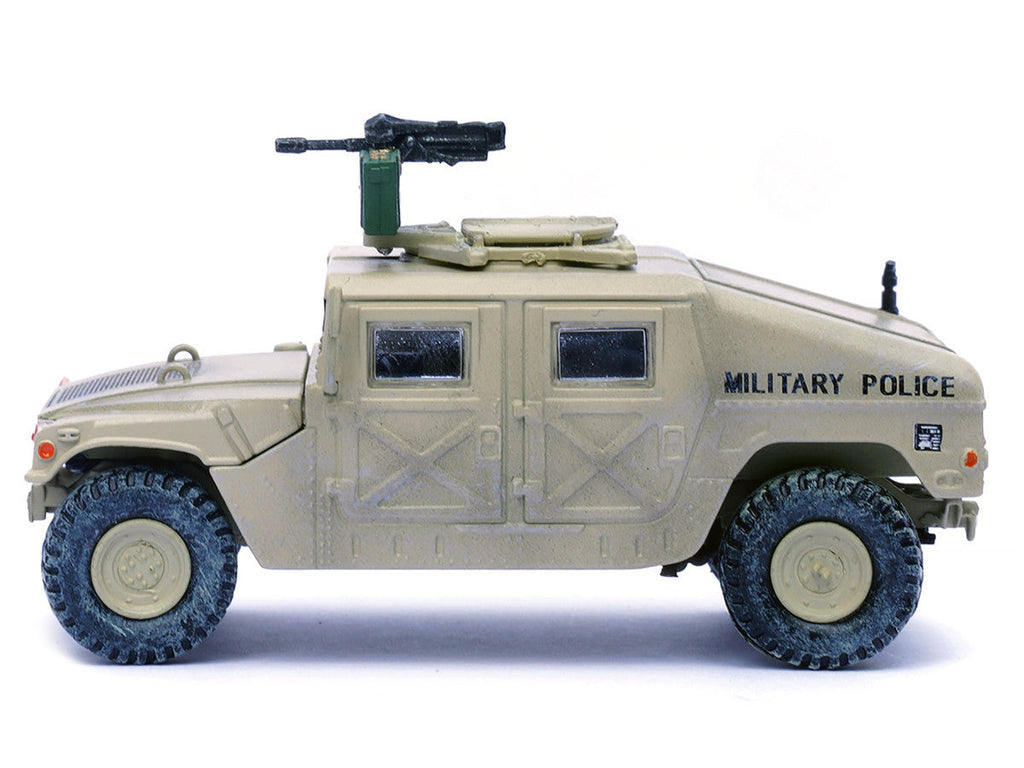 M988 Modern 4×4 Utility Vehicle with Grenade Launcher Desert Sand "Military Police 4th Traffic Platoon A company 92nd MP Battalion 89th MP Brigade Ad Daman Saudi Arabia Gulf War" (1990) "Military Miniature" Series 1/64 Diecast Model by Panzerkampf