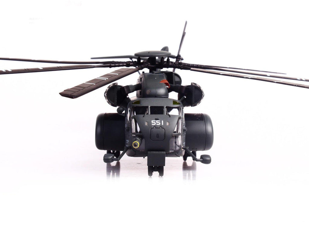 Sikorsky MH-53E Sea Dragon Helicopter "United States Navy Vanguard Tail Number 551" Dark Gray 1/72 Diecast Model by Panzerkampf