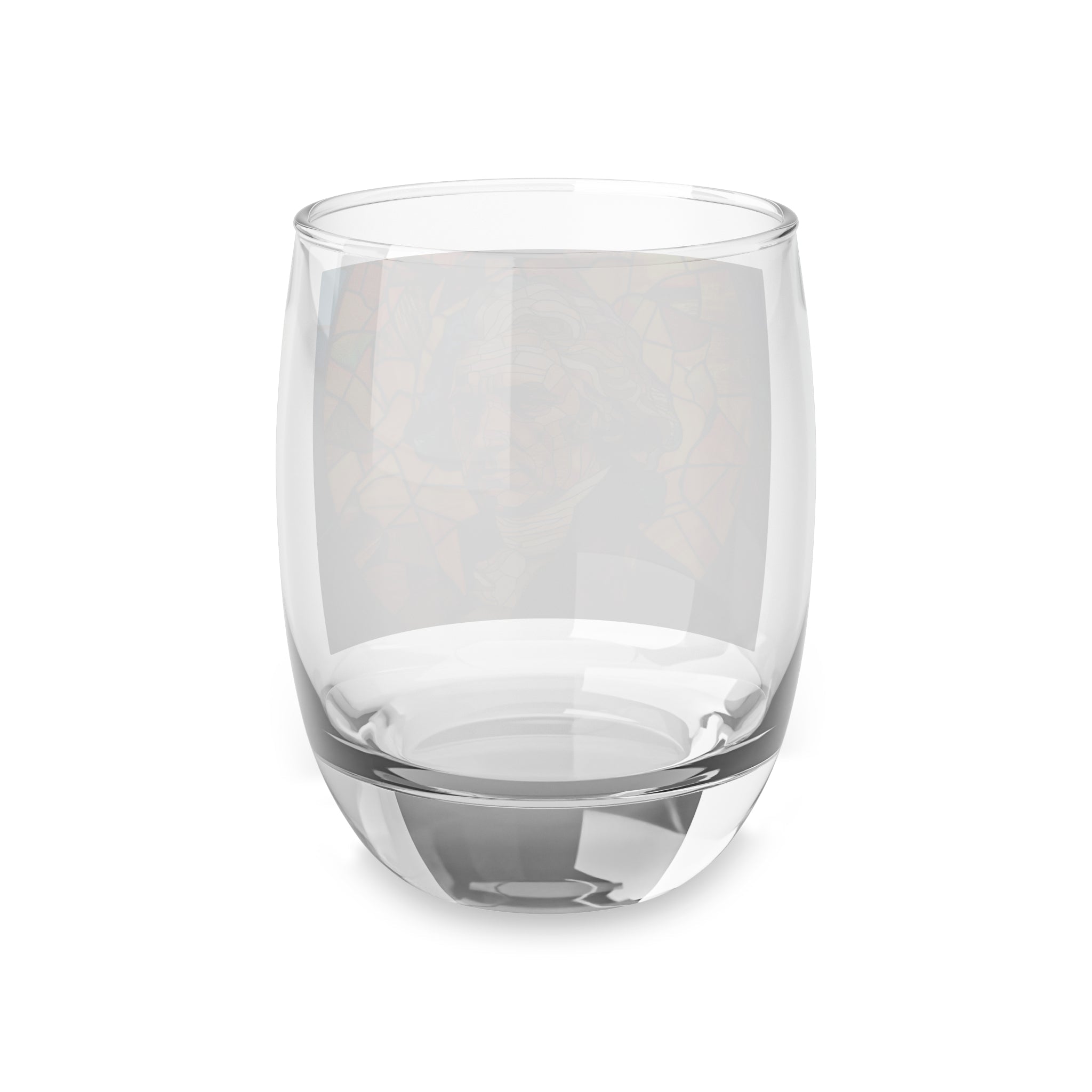 Thomas Jefferson Stained Glass Whiskey Glass - Founding Fathers Barware - 4LibertyShop.com