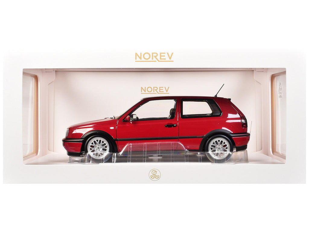 1996 Volkswagen Golf GTI "20 Years Anniversary Edition" Flash Red 1/18 Diecast Model Car by Norev