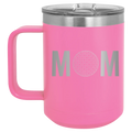 Mom Golf 15 oz Mug | Pink