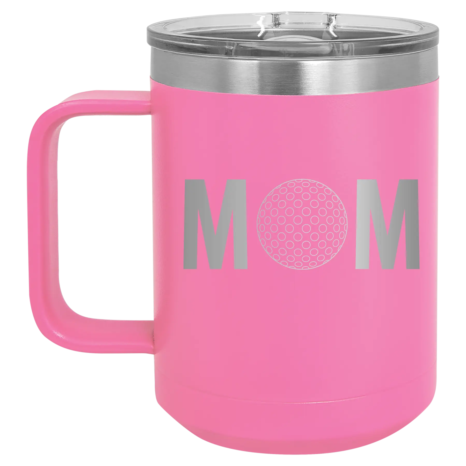 Mom Golf 15 oz Mug | Pink
