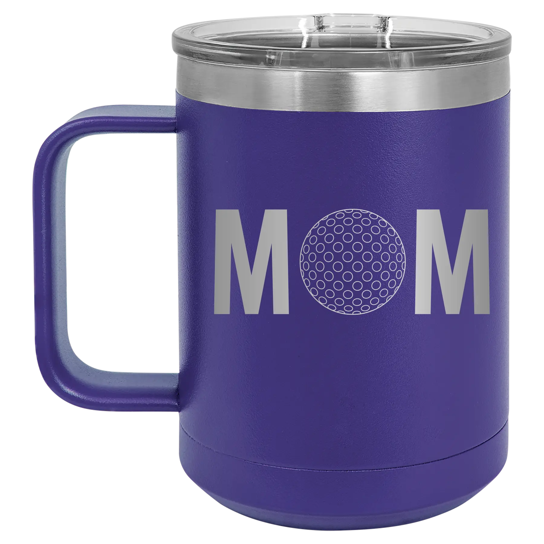 Mom Golf 15 oz Mug | Purple