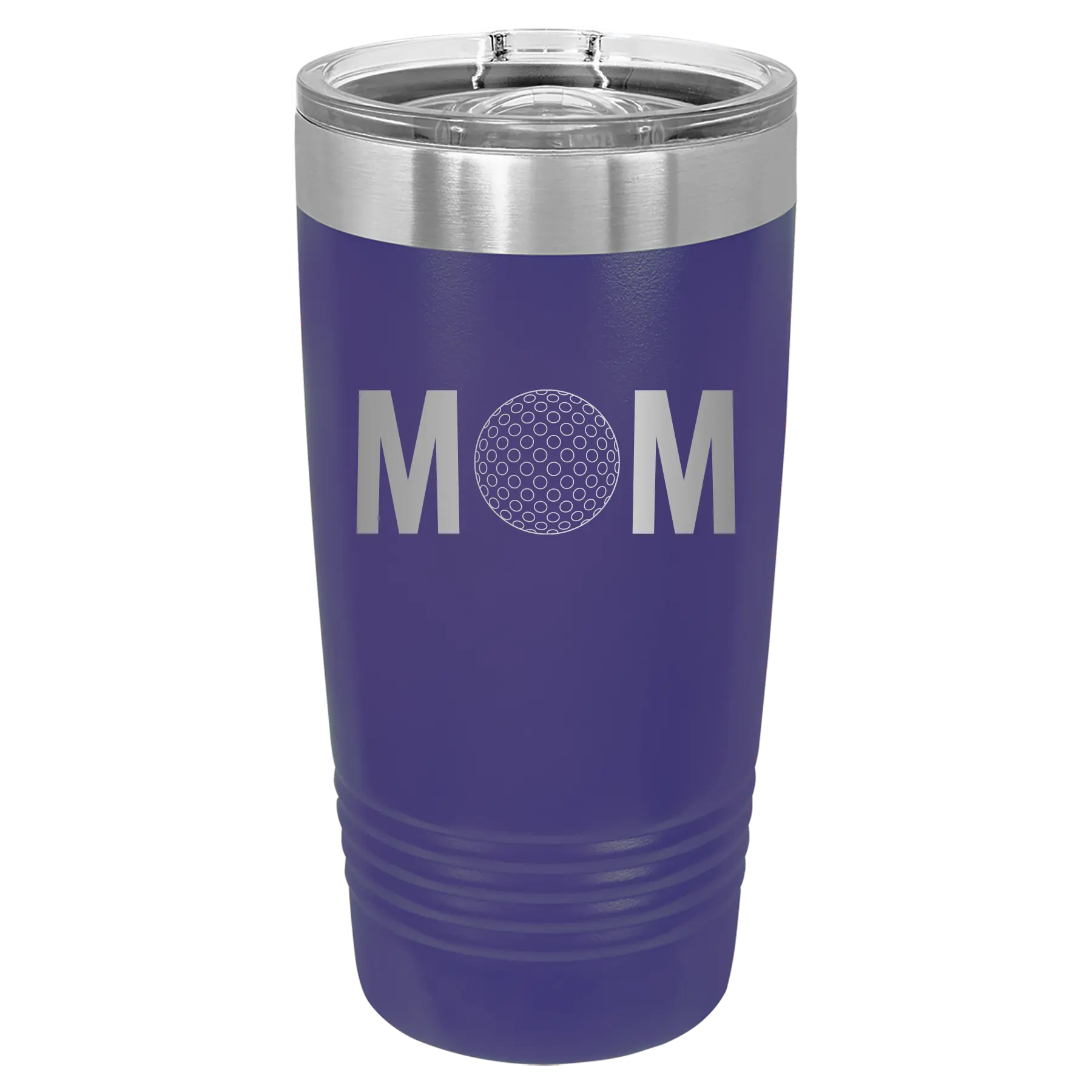Mom Golf 20 oz Tumbler | Purple