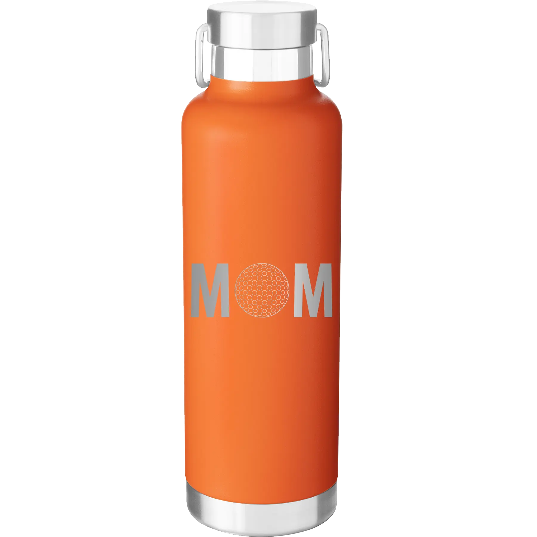 Mom Golf 24 oz Water Bottle | Orange