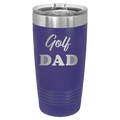 Golf Dad2 20 oz Tumbler | Purple