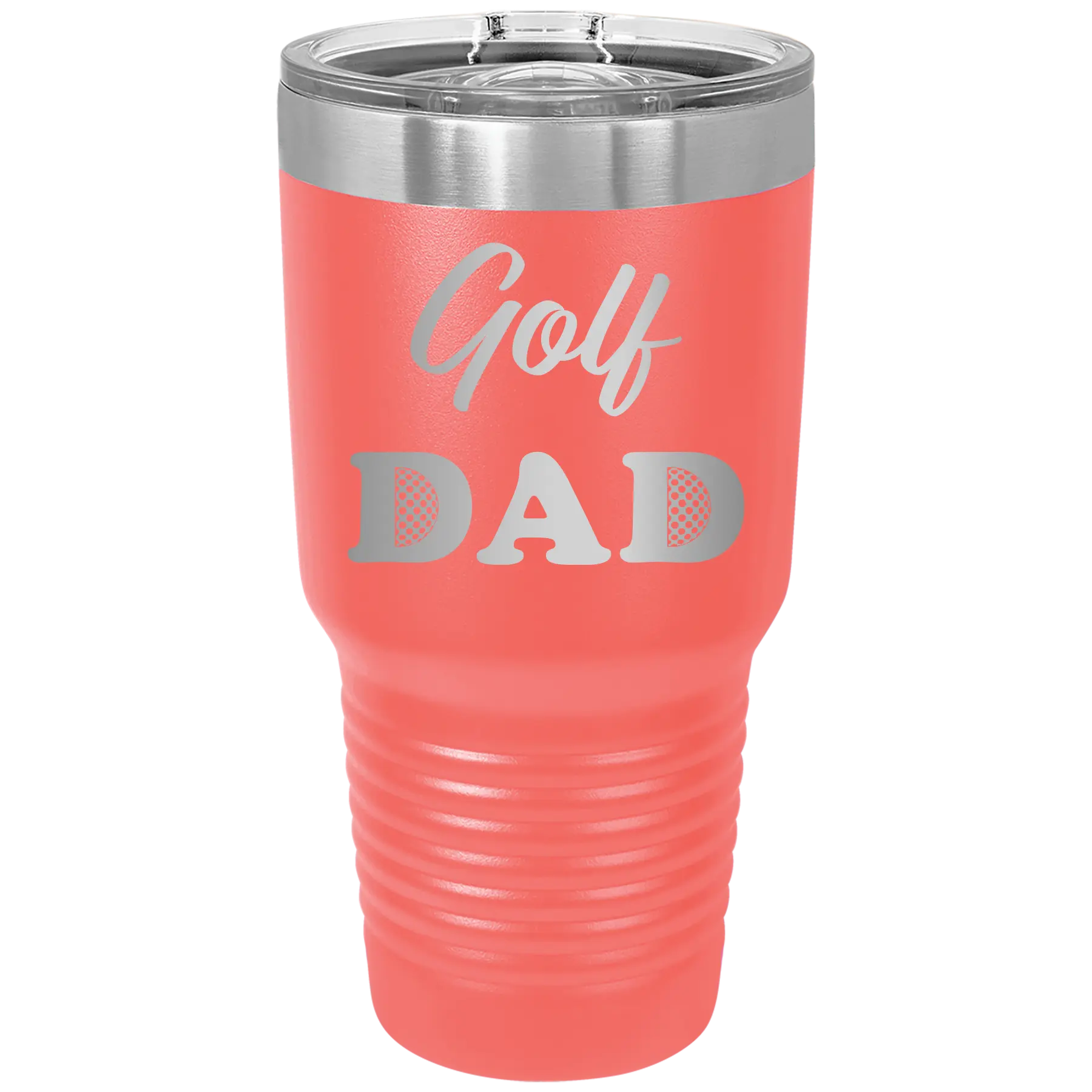 Golf Dad2 30 oz Tumbler | Coral