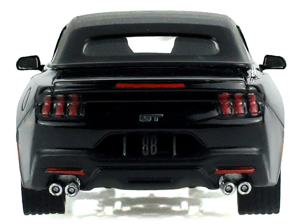 2024 Ford Mustang GT Convertible Black "Black Bandit" Series 31 1/64 Diecast Model Car by Greenlight