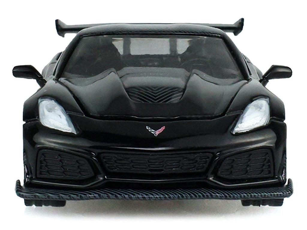 2019 Chevrolet Corvette ZR1 Black "Black Bandit" Series 31 1/64 Diecast Model Car by Greenlight