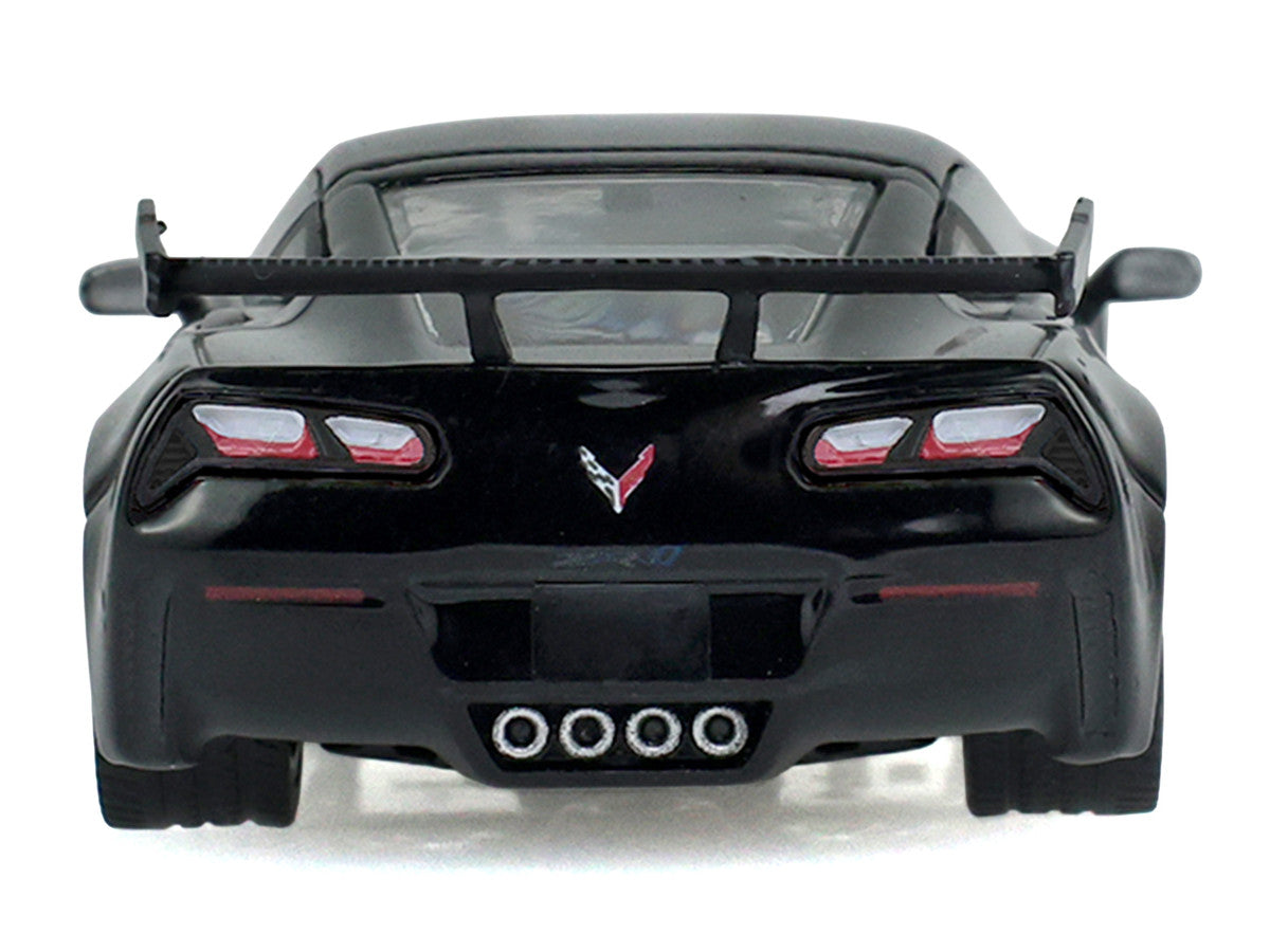 2019 Chevrolet Corvette ZR1 Black "Black Bandit" Series 31 1/64 Diecast Model Car by Greenlight