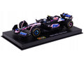 Alpine A524 #10 Pierre Gasly "BWT" "Formula One F1 World Championship" (2024) with Driver Figure and Display Case "Race" Series 1/43 Diecast Model Car by Bburago