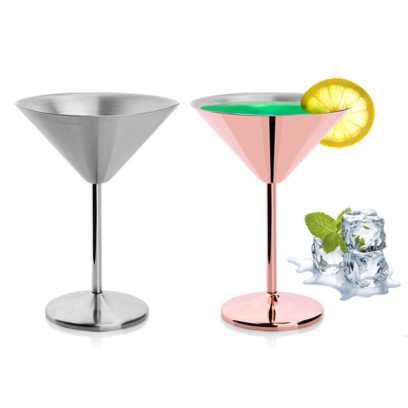 304 Stainless Steel Cocktail Glasses - Margarita & Champagne