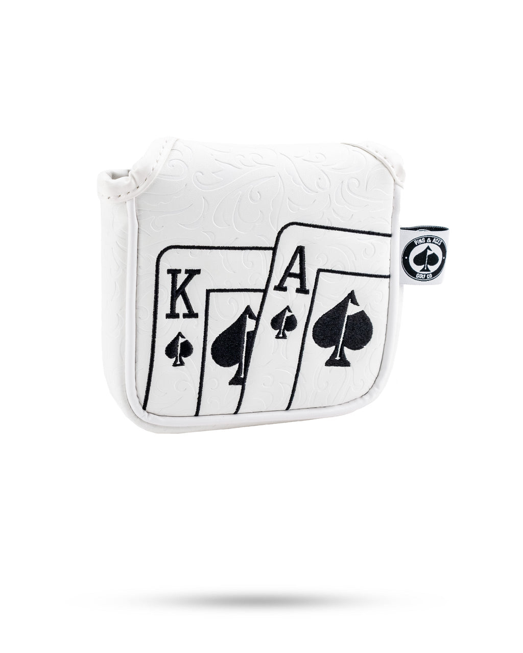 White Ace of Spades Mallet Putter Cover