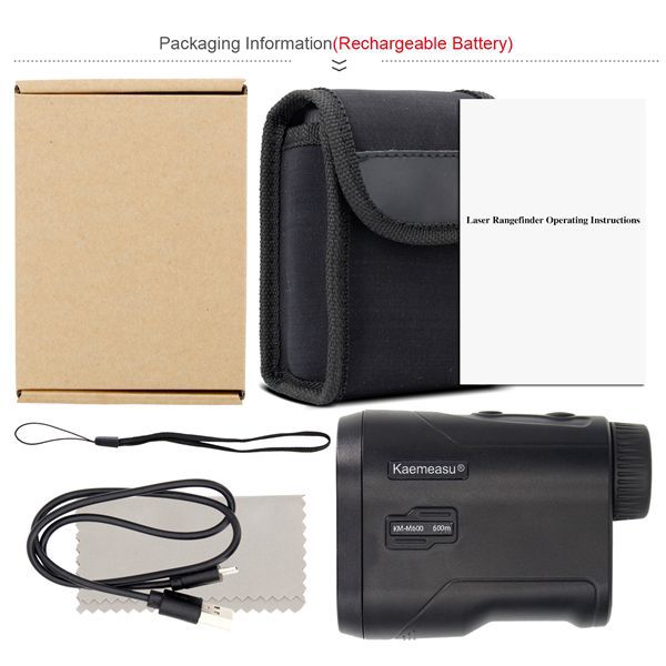 KM-M600 Laser Golf Rangefinder with Multifunction Telescope