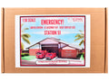 Los Angeles County Fire Department Fire Station 51 Diorama EZ Assembly Kit "Emergency!" Series 1/50 Model by Iconic Replicas