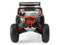 Can-Am Maverick X3 X RS Turbo RR with Roof Rack Chalk Gray and Orange 1/12 Diecast Model by BRP Models