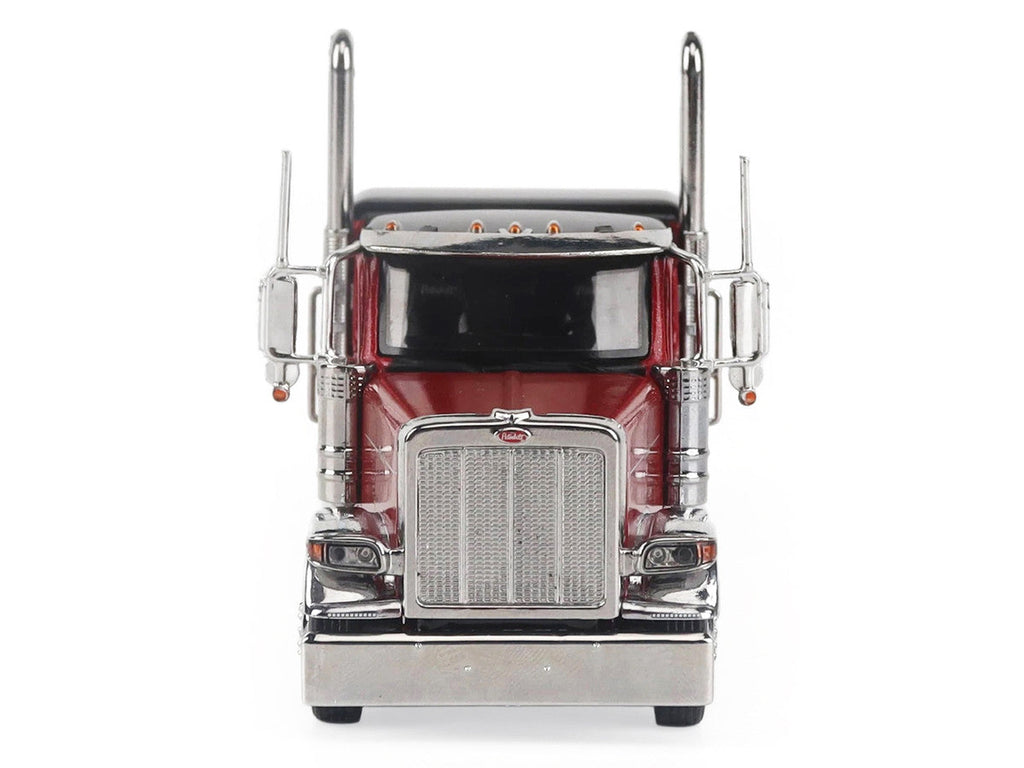 Peterbilt 589 Tridem-Axle Legendary Package Truck Tractor with 58" Sleeper Legendary Red "Transport Series" 1/64 Diecast Model by Diecast Masters