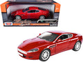 Aston Martin DB9 Coupe Red "Timeless Legends" 1/24 Diecast Model Car by Motormax