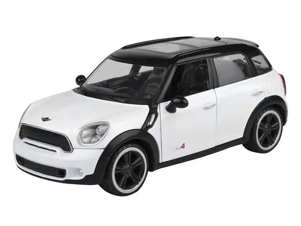 Mini Cooper S Countryman White 1/24 Diecast Car Model by Motormax