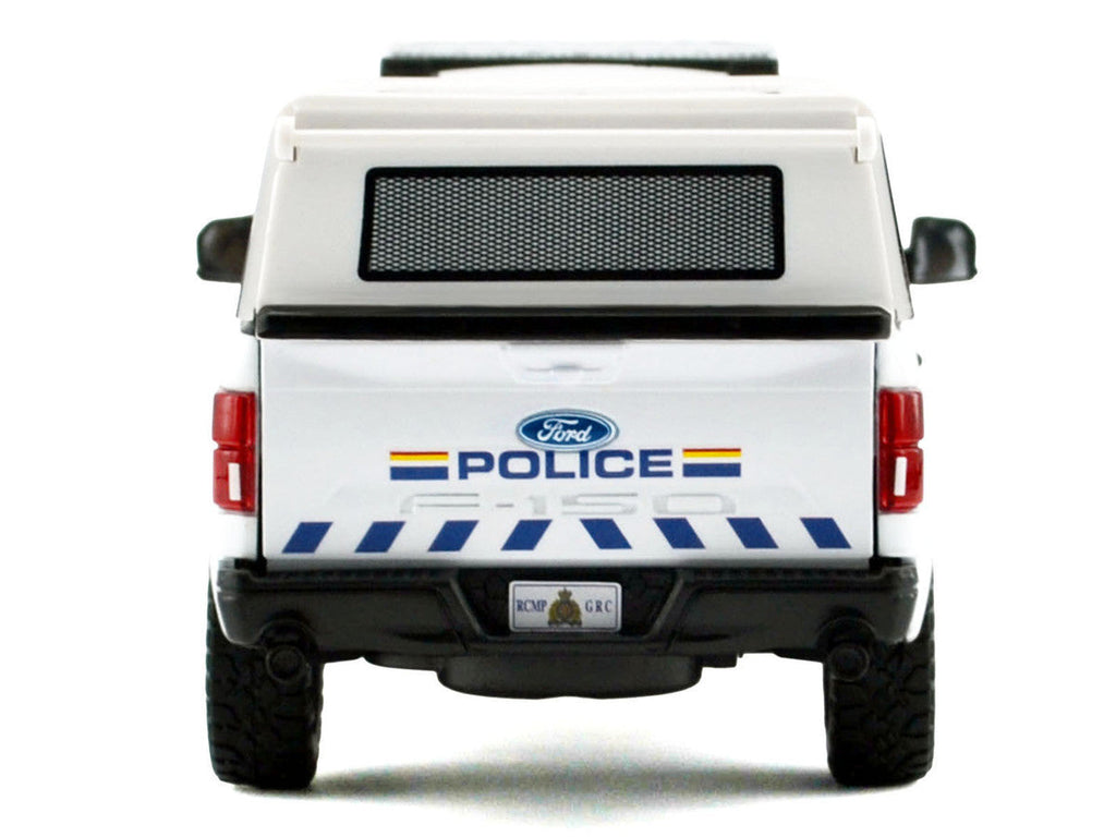 2019 Ford F-150 Lariat Crew Cab Pickup Truck with Camper Box "Royal Canadian Mounted Police" White "Law Enforcement and Public Service" Series 1/27 Diecast Model Car by Motormax