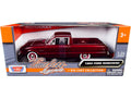 1960 Ford Ranchero Pickup Burgundy Metallic 1/24 Diecast Model Car by Motormax