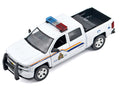 2017 Chevrolet Silverado 1500 LT Z71 Crew Cab Pickup Truck "Royal Canadian Mounted Police" White with Flashing Light Bar and Front and Rear Lights and Sounds "Law Enforcement and Public Service" Series 1/27 Diecast Model Car by Motormax