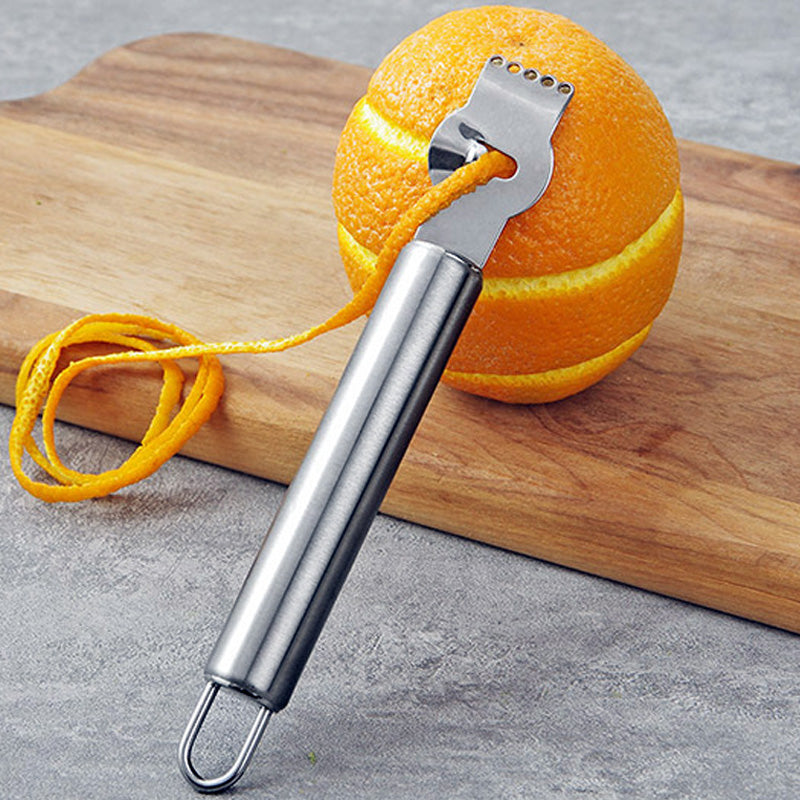 Stainless Steel Lemon Grater and Cocktail Tool