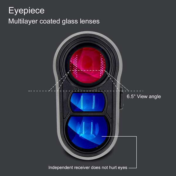 KM-M600 Laser Golf Rangefinder with Multifunction Telescope