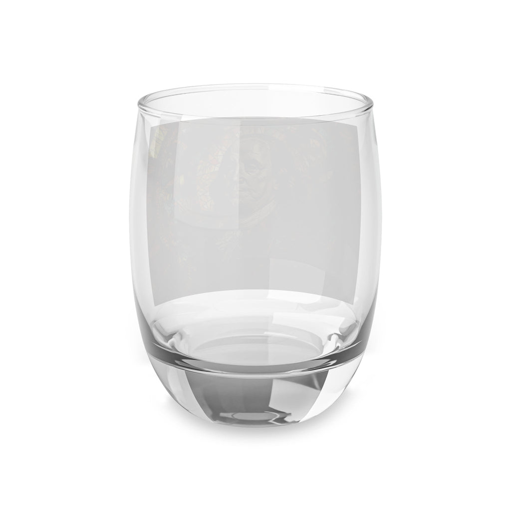Benjamin Franklin Stained Glass Whiskey Glass - Founding Fathers Barware - 4LibertyShop.com