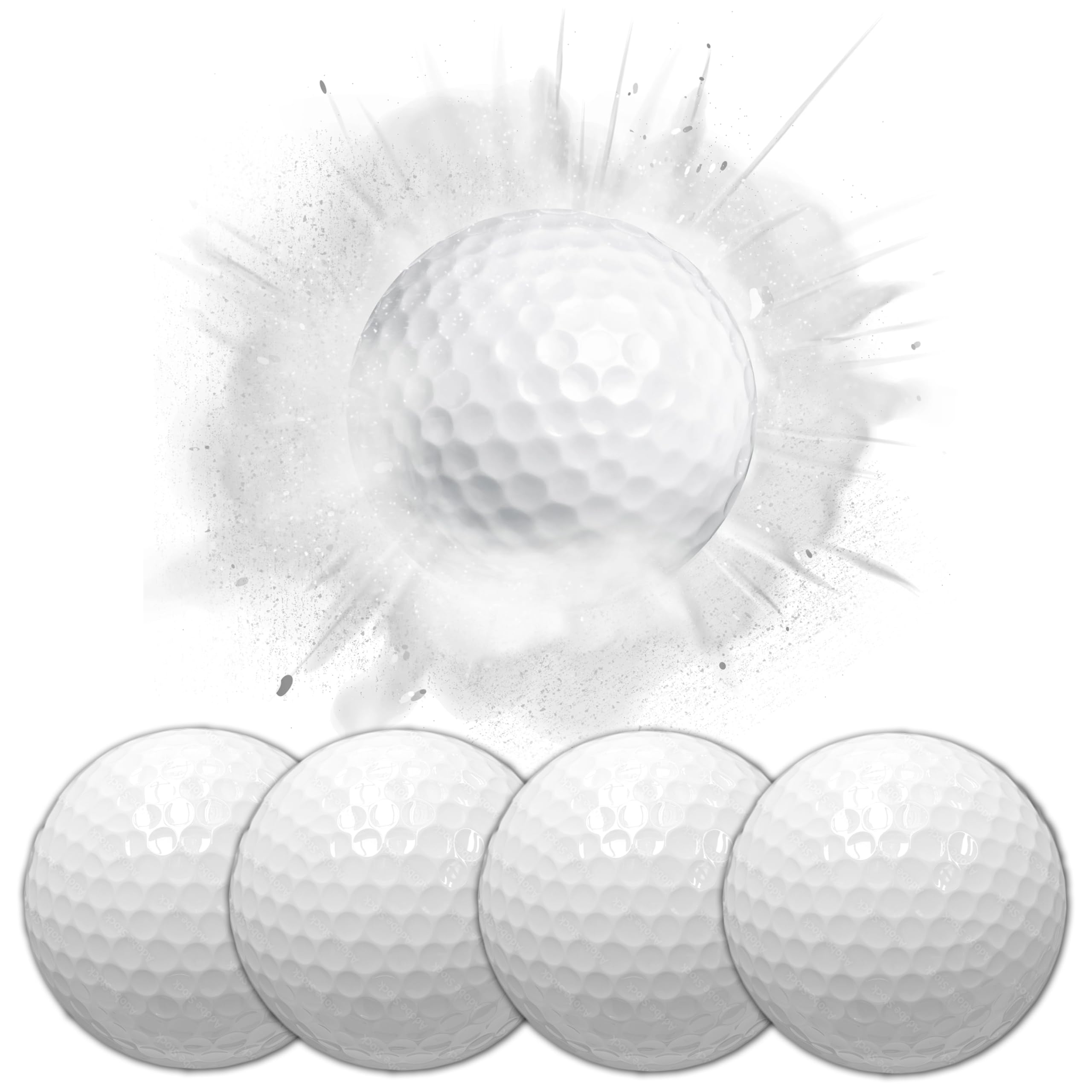 Golf Ball Prank Exploding Golf Balls 4 Pack Gag Golf Ball Gift Funny Golf Accessories Golf Bag Accessories Exploding Prank Golf Balls 4 Pack Joke Golf Ball Fun for Men and Women