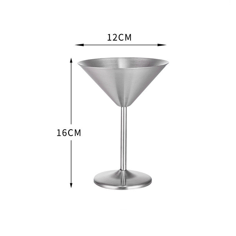 304 Stainless Steel Cocktail Glasses - Margarita & Champagne