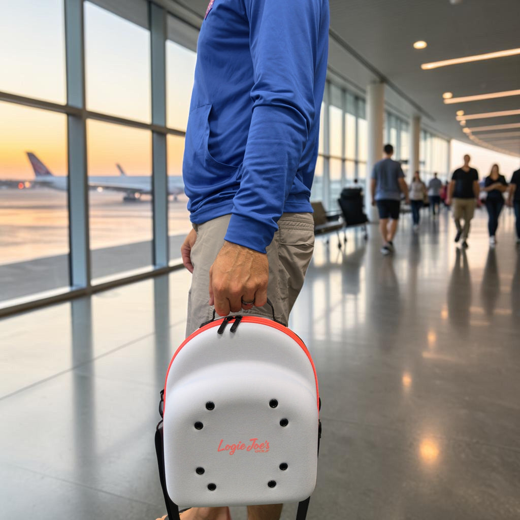 Hat Caddy Travel Case | Hard Shell Hat Carrier Holds Up to 6 Hats | Protective Hat Storage Case with Adjustable Shoulder Strap