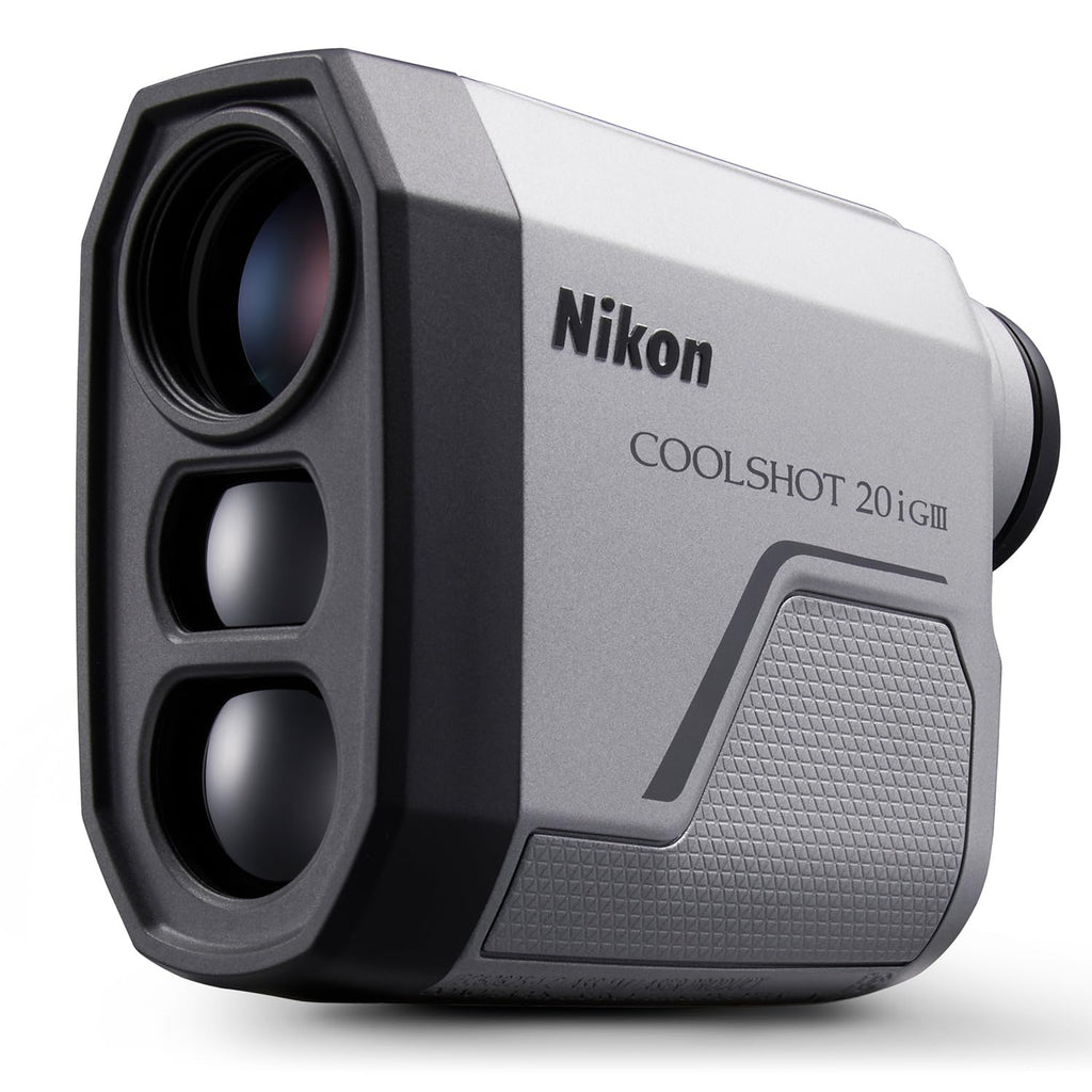 Nikon COOLSHOT 20i GIII Golf Rangefinder | Rainproof Laser rangefinder with Slope Locked On Quake and 5 Year Warranty | Official Nikon USA Model