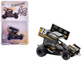 Winged Sprint Car #15 Donny Schatz "CJB Motorsports - Hi-Plains Building Division" Black (2026) 1/50 Diecast Model Car by ACME