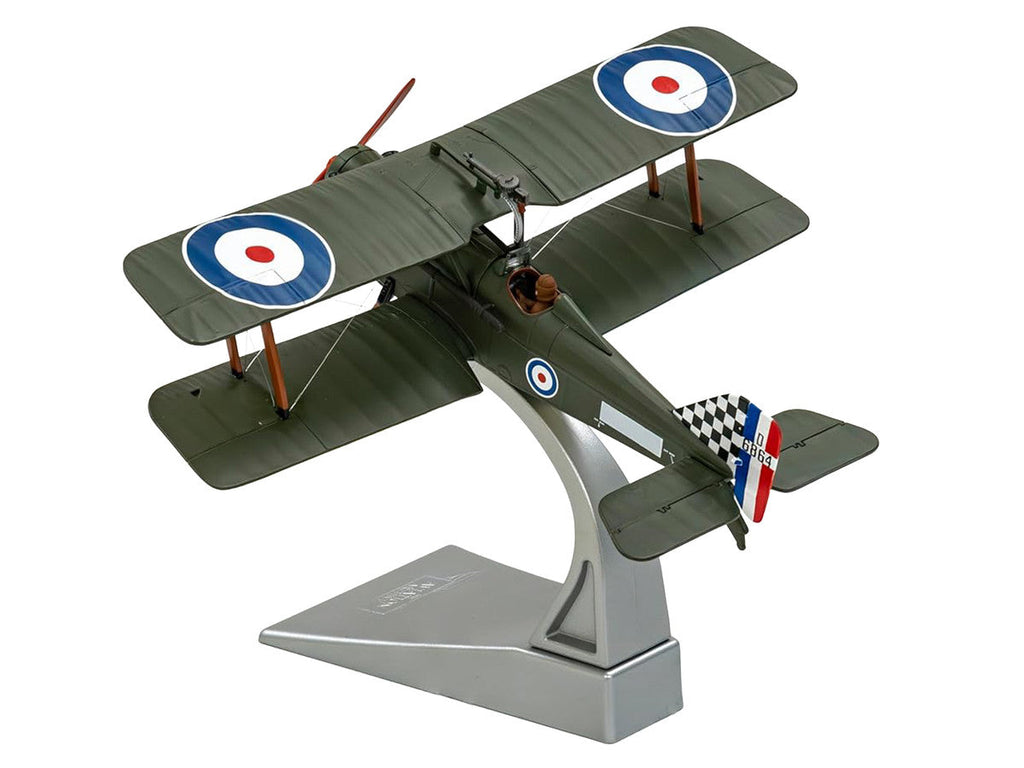 Royal Aircraft Factory SE5a Biplane Aircraft "D6864 Major Keith Logan Caldwell No. 74 Squadron Clairmarais South Aerodrome" (1918) Royal Air Force "The Aviation Archive" Series 1/48 Diecast Model by Corgi