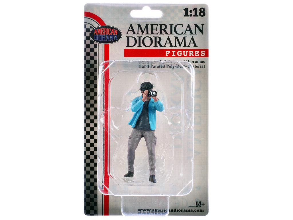 "Photographers" Figure #1 for 1/18 Scale Models by American Diorama