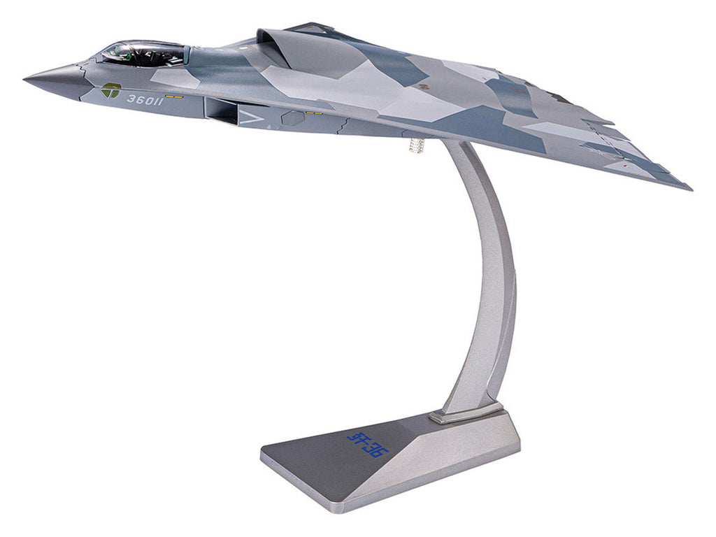 CAC J-36 Stealth Aircraft "People's Liberation Army Air Force" 1/72 Diecast Model by Air Force 1