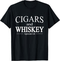 Cigars and Whiskey Appreciate Life Cigar Smoker T-Shirt