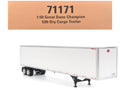 Great Dane Champion 53ft Dry Cargo Trailer White "Transport Series" 1/50 Diecast Model by Diecast Masters