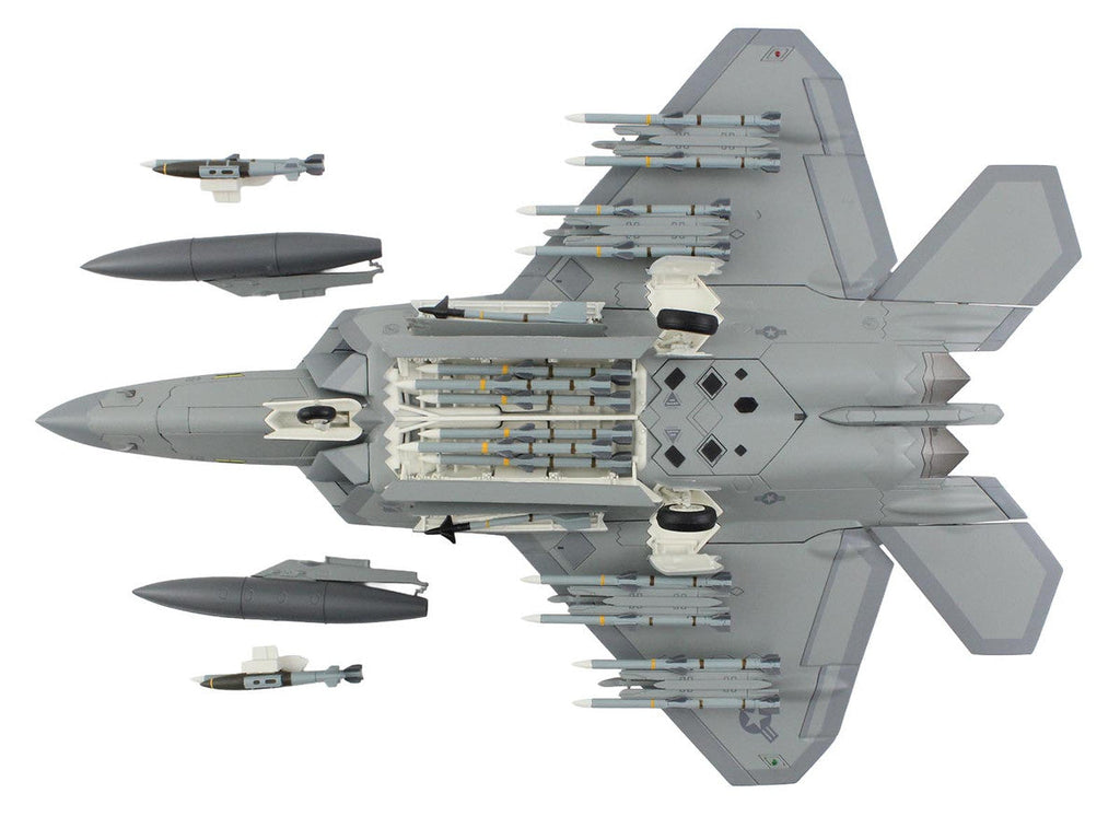 Lockheed F-22 Raptor Stealth Aircraft "01-4023 Major Joshua 'Cabo' Gunderson 43rd FS 325th FW Tyndall AFB" United States Air Force "Air Power Series" 1/72 Diecast Model by Hobby Master