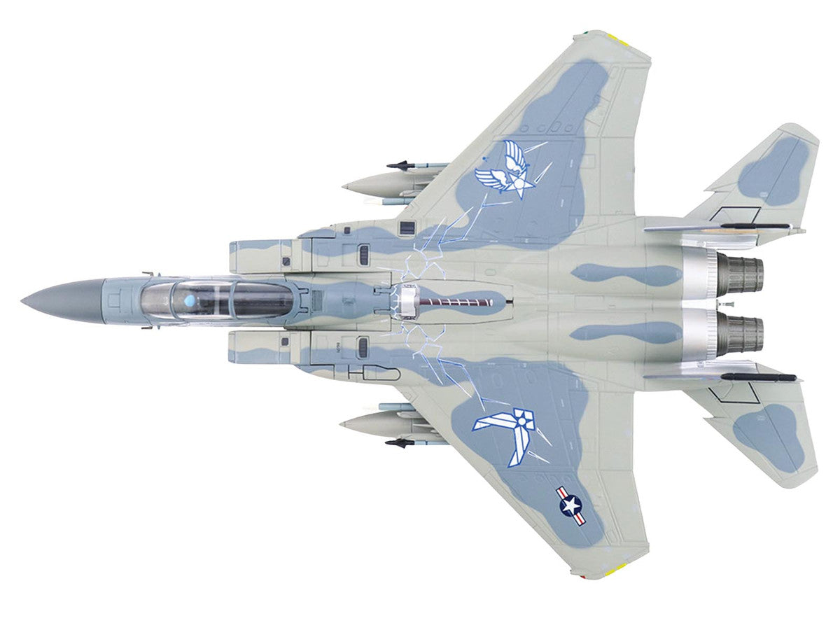McDonnell Douglas F-15C Eagle Fighter Aircraft "86-0171 Florida ANG 75th Anniversary" (2022) United States Air Force "Air Power Series" 1/72 Diecast Model by Hobby Master