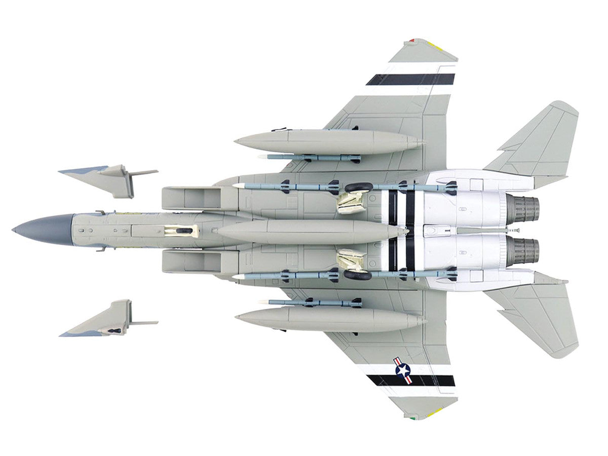 McDonnell Douglas F-15C Eagle Fighter Aircraft "86-0171 Florida ANG 75th Anniversary" (2022) United States Air Force "Air Power Series" 1/72 Diecast Model by Hobby Master