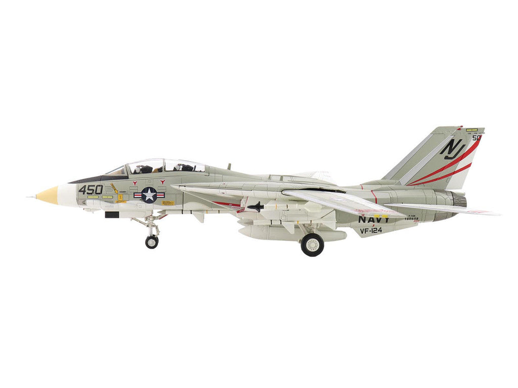 Grumman F-14A Tomcat Fighter Aircraft "VFA-124 Gunfighters" (1978) United States Navy "Air Power Series" 1/72 Diecast Model by Hobby Master