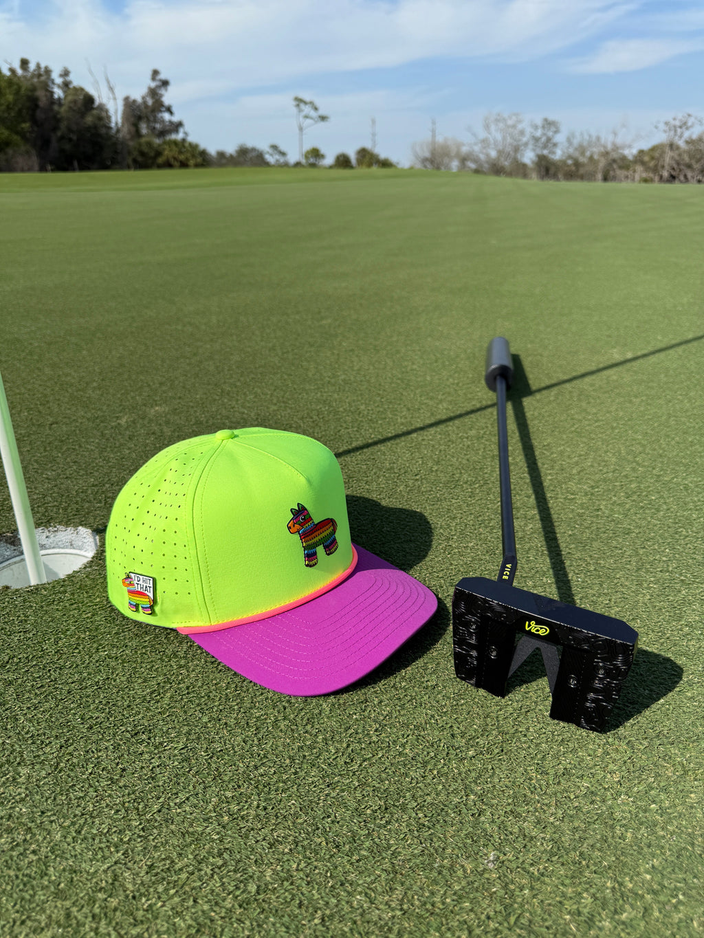 I'd Hit That Piñata Golf Snapback Hat with Magnetic Marker