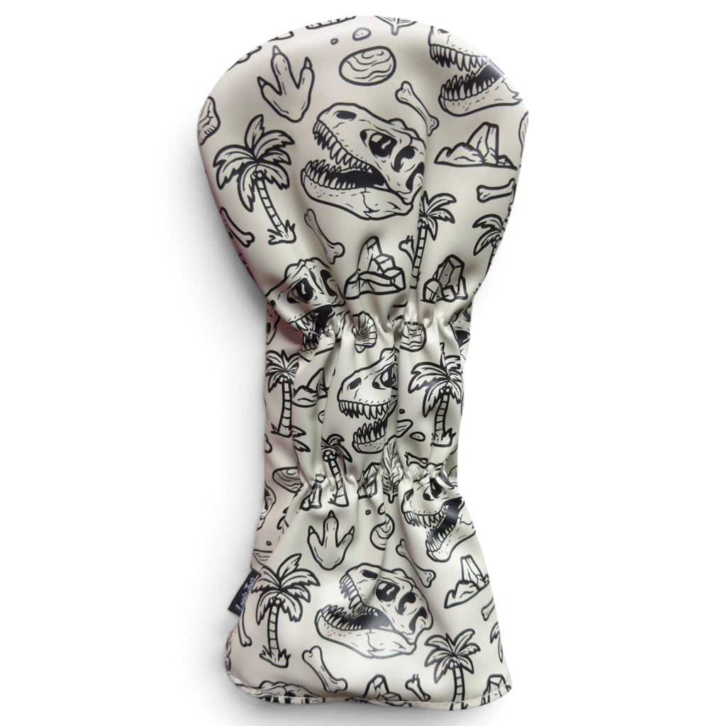 Fossil Fairways Driver Headcover – Premium Faux Leather Driver Cover – Elastic Fit – Embroidered Letters