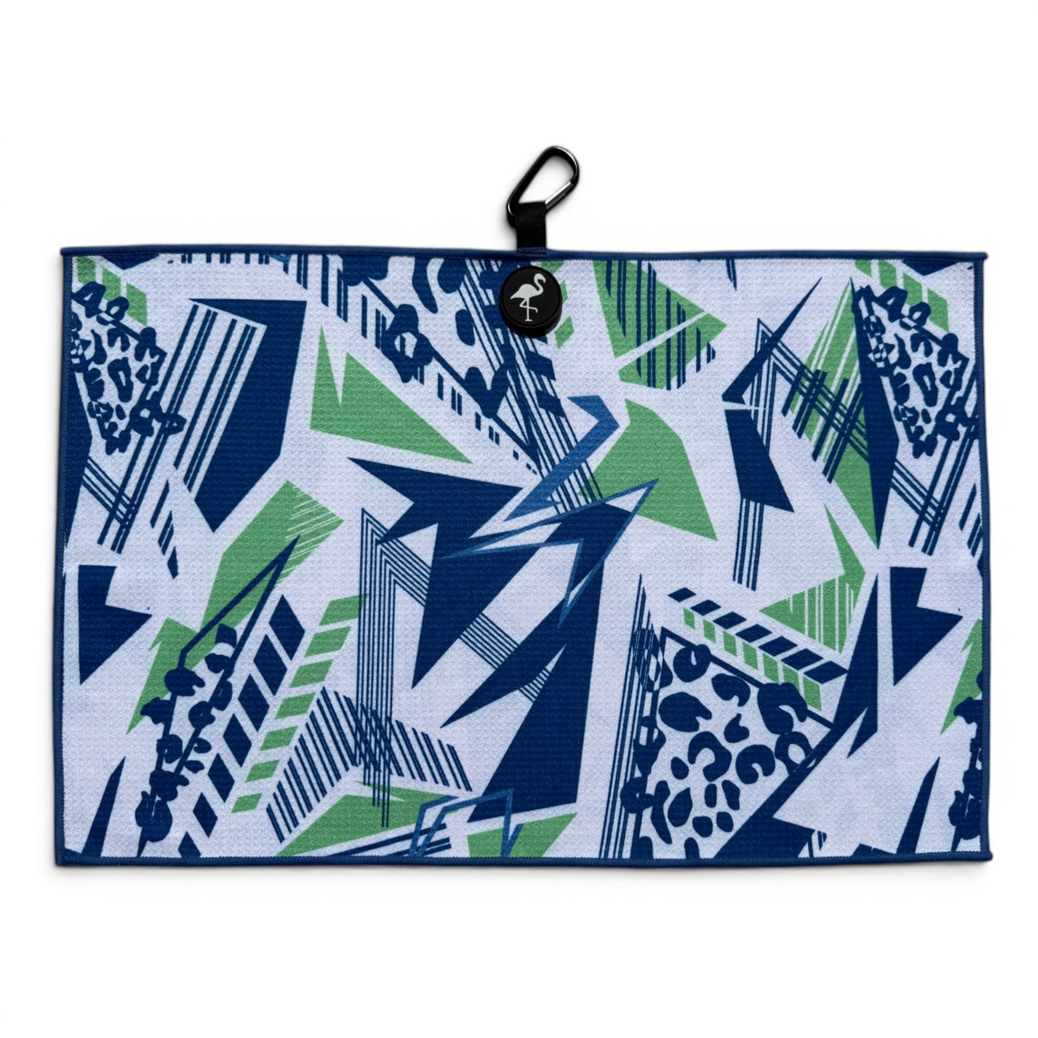 Fairway Frenzy Golf Towel | 24” x 16” Microfiber Towel | Magnetic Clip & Carabiner | Premium Golf Accessory