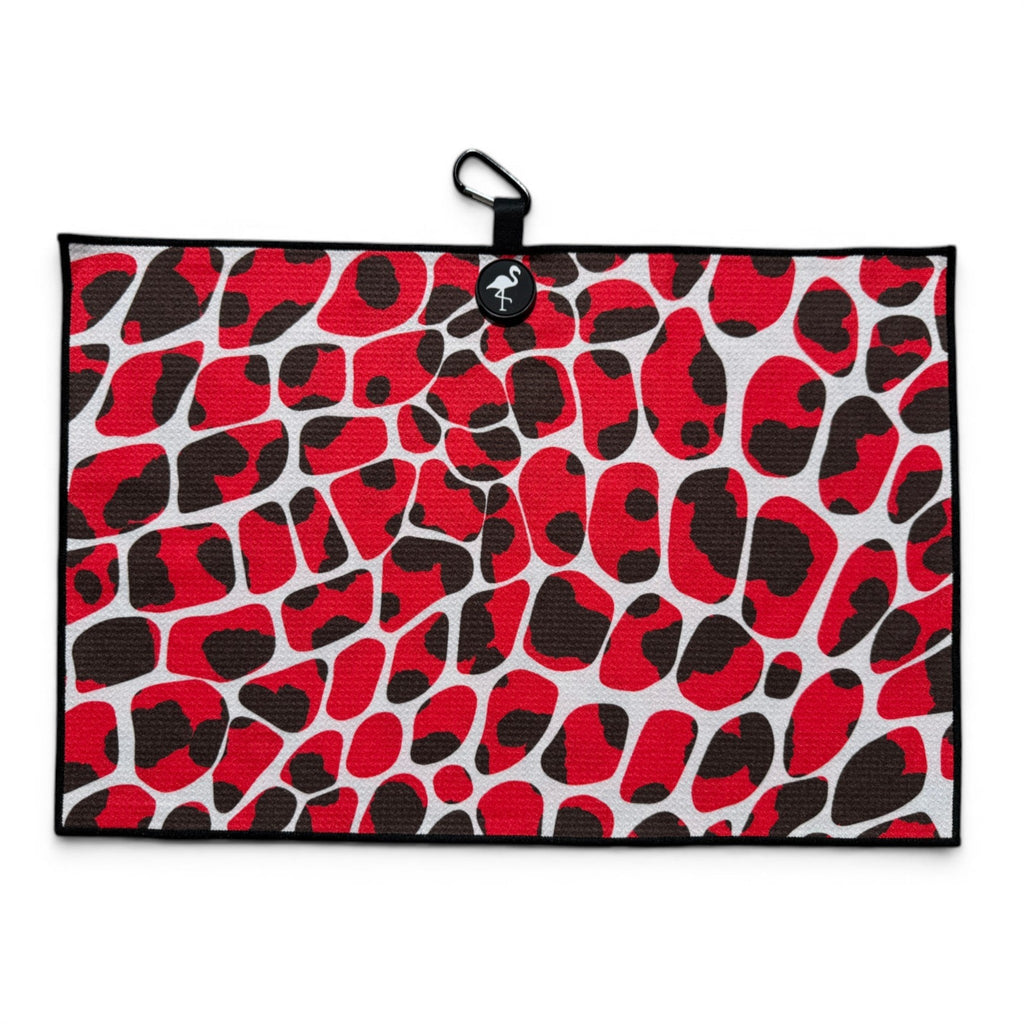 Wild Card Golf Towel | 24” x 16” Microfiber Towel | Magnetic Clip & Carabiner | Premium Golf Accessory