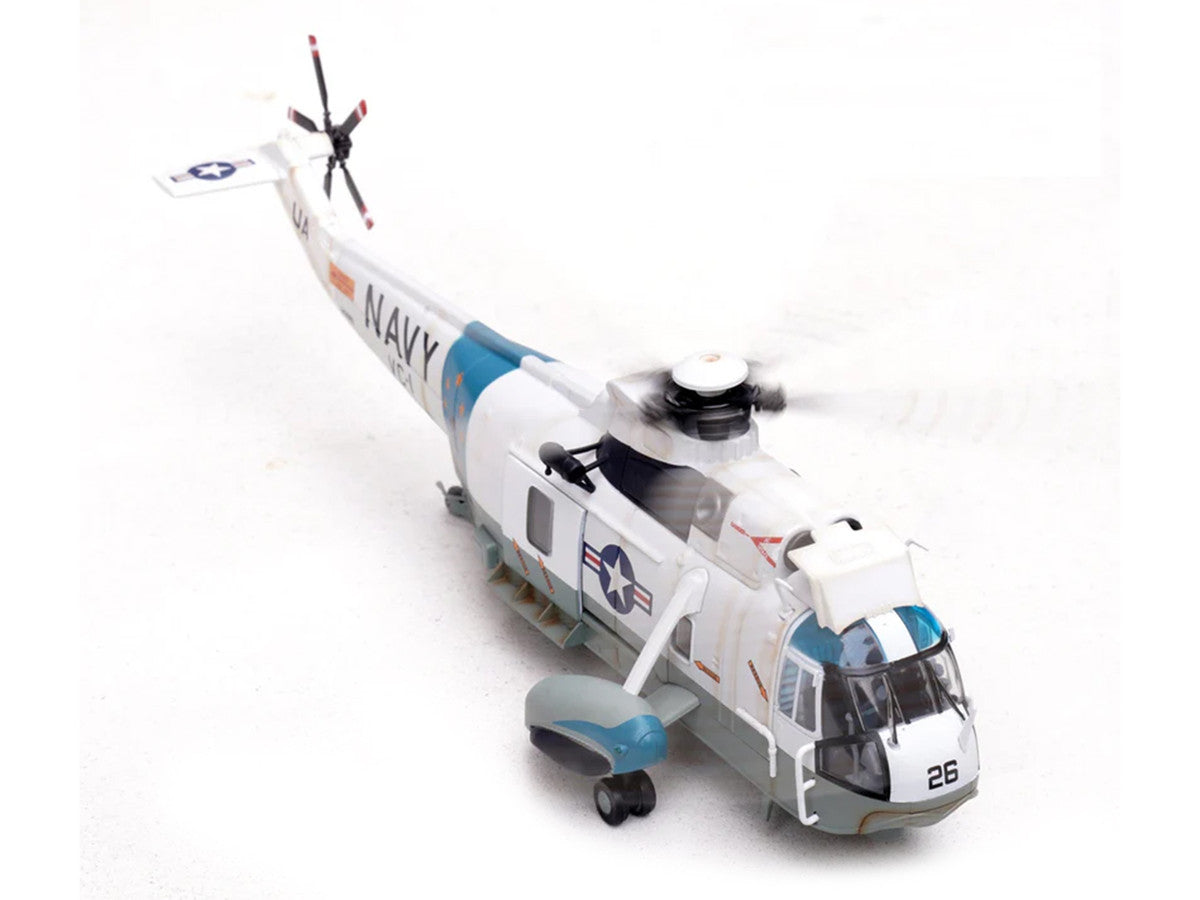 Sikorsky SH-3G Sea King Helicopter "149925/UA 26 Fleet Composite Squadron 1 Blue Alii NAS Barbers Point Hawaii" (1970s) United States Navy 1/72 Diecast Model by Legion